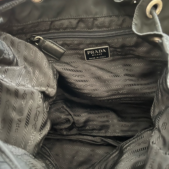 Authentic Prada are-Nylon Drawstring Backpack - Picture 5 of 10